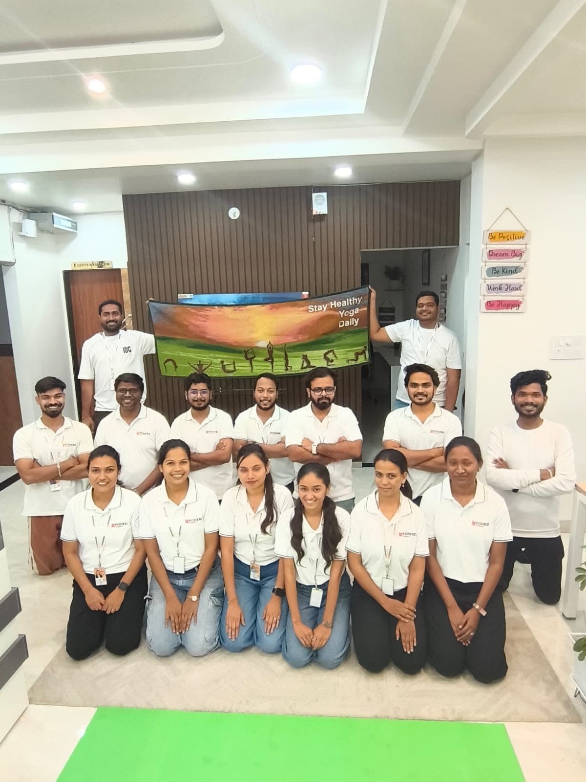 The Koderz Technology team together at the office